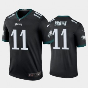 Men's A.J. Brown Philadelphia Eagles Black Color Rush Legend Jersey