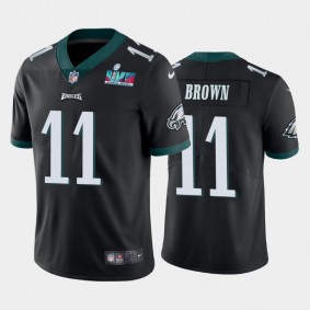 Men's A.J. Brown Philadelphia Eagles Black Super Bowl LVII Vapor Limited Jersey