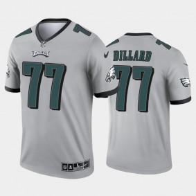 Men's Andre Dillard Philadelphia Eagles Silver Inverted Legend Jersey