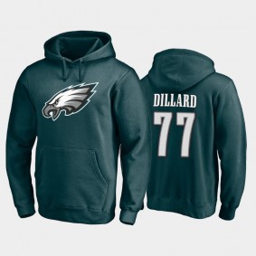 Men's Andre Dillard Philadelphia Eagles Midnight Green Player Icon Hoodie