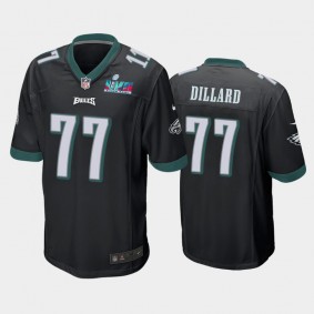 Men's Andre Dillard Philadelphia Eagles Black Super Bowl LVII Game Jersey