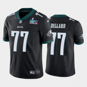 Men's Andre Dillard Philadelphia Eagles Black Super Bowl LVII Vapor Limited Jersey