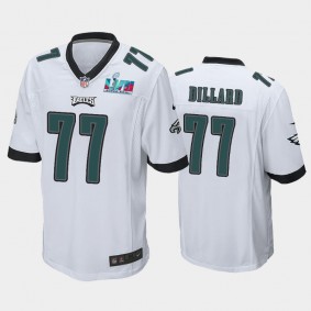 Men's Andre Dillard Philadelphia Eagles White Super Bowl LVII Game Jersey