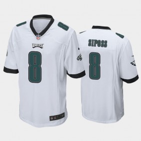 Men's Arryn Siposs Philadelphia Eagles White Game Jersey