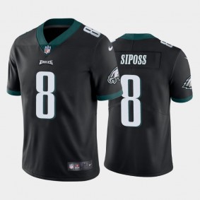 Men's Arryn Siposs Philadelphia Eagles Black Vapor Limited Jersey