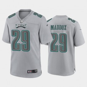 Men's Avonte Maddox Philadelphia Eagles Gray Atmosphere Fashion Game Jersey