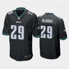 Men's Avonte Maddox Philadelphia Eagles Black Game Jersey