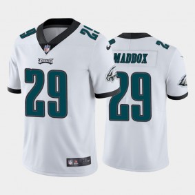 Men's Avonte Maddox Philadelphia Eagles White Vapor Limited Jersey