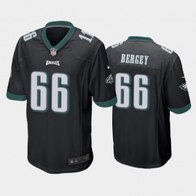 Men's Bill Bergey Philadelphia Eagles Black Game Jersey