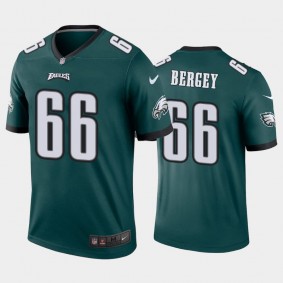 Men's Bill Bergey Philadelphia Eagles Green Legend Jersey