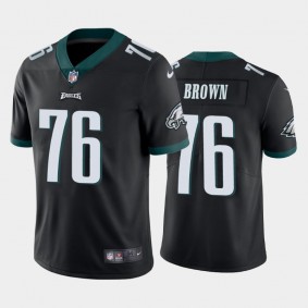 Men's Bob Brown Philadelphia Eagles Black Vapor Limited Jersey