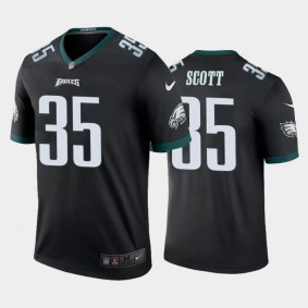 Men's Boston Scott Philadelphia Eagles Black Legend Jersey