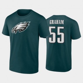 Men's Brandon Graham Philadelphia Eagles Midnight Green Player Icon T-Shirt