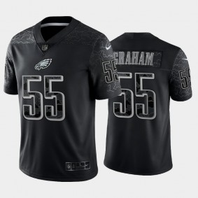 Men's Brandon Graham Philadelphia Eagles Black Reflective Limited Jersey