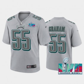 Youth Brandon Graham Philadelphia Eagles Gray Super Bowl LVII Atmosphere Jersey