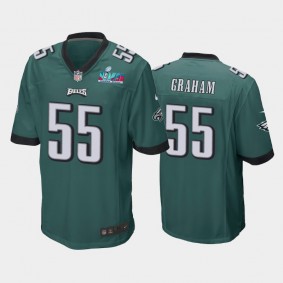 Men's Brandon Graham Philadelphia Eagles Midnight Green Super Bowl LVII Game Jersey