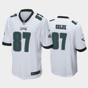 Men's Brent Celek Philadelphia Eagles White Game Jersey