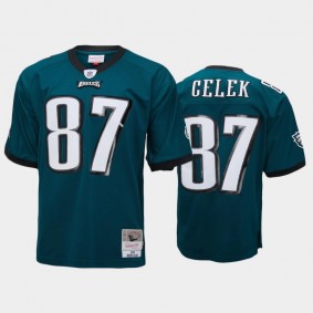 Men's Brent Celek Philadelphia Eagles Midnight Green Retired Player 2009 Legacy Replica Jersey