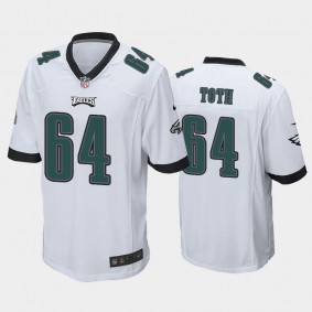 Men's Brett Toth Philadelphia Eagles White Game Jersey