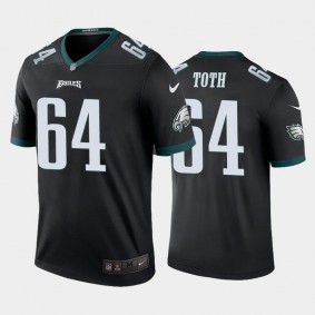 Men's Brett Toth Philadelphia Eagles Black Legend Jersey