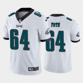 Men's Brett Toth Philadelphia Eagles White Vapor Limited Jersey