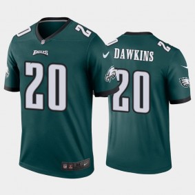 Men's Brian Dawkins Philadelphia Eagles Green Legend Jersey