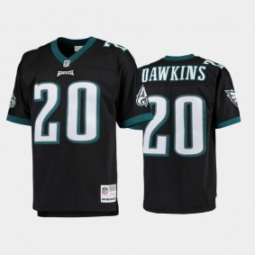 Men's Brian Dawkins Philadelphia Eagles Black Retired Player 2004 Replica Jersey