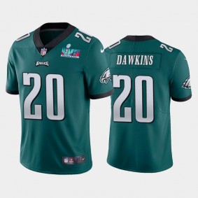 Men's Brian Dawkins Philadelphia Eagles Green Super Bowl LVII Vapor Limited Jersey