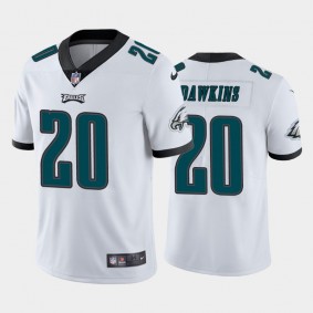 Men's Brian Dawkins Philadelphia Eagles White Vapor Limited Jersey