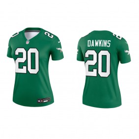 Brian Dawkins Women's Philadelphia Eagles Kelly Green Alternate Legend Jersey