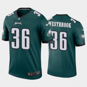 Men's Brian Westbrook Philadelphia Eagles Green Legend Jersey