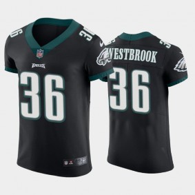 Men's Brian Westbrook Philadelphia Eagles Black Vapor Elite Jersey