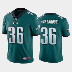 Men's Brian Westbrook Philadelphia Eagles Green Vapor Limited Jersey