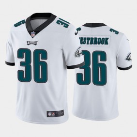 Men's Brian Westbrook Philadelphia Eagles White Vapor Limited Jersey