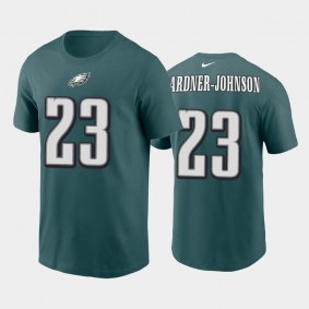 Men's C.J. Gardner-Johnson Philadelphia Eagles Midnight Green Name & Number T-Shirt