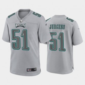 Men's Cam Jurgens Philadelphia Eagles Gray Atmosphere Fashion Game Jersey