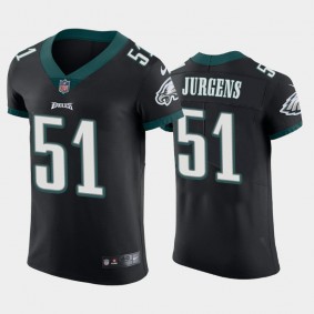 Men's Cam Jurgens Philadelphia Eagles Black Vapor Elite Jersey