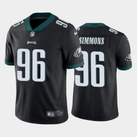 Men's Clyde Simmons Philadelphia Eagles Black Vapor Limited Jersey