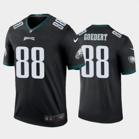 Men's Dallas Goedert Philadelphia Eagles Black Color Rush Legend Jersey