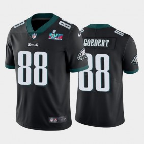 Men's Dallas Goedert Philadelphia Eagles Black Super Bowl LVII Vapor Limited Jersey