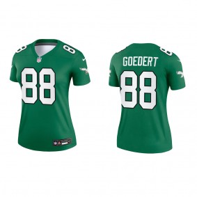 Dallas Goedert Women's Philadelphia Eagles Kelly Green Alternate Legend Jersey