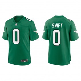 D'Andre Swift Philadelphia Eagles Kelly Green Alternate Game Jersey