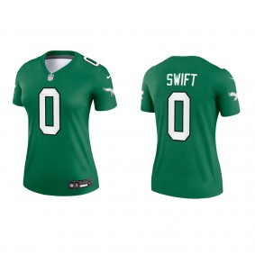 D'Andre Swift Women's Philadelphia Eagles Kelly Green Alternate Legend Jersey