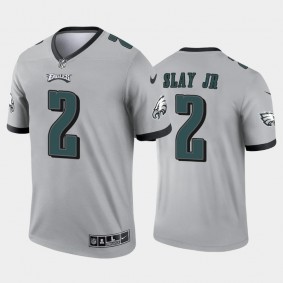 Men's Darius Slay Jr Philadelphia Eagles Silver Inverted Legend Jersey