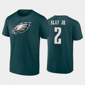 Men's Darius Slay Jr Philadelphia Eagles Midnight Green Player Icon T-Shirt