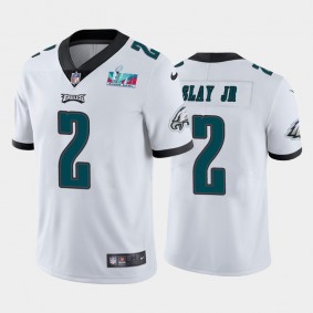 Men's Darius Slay Jr Philadelphia Eagles White Super Bowl LVII Vapor Limited Jersey