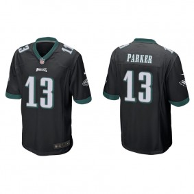 Men's Philadelphia Eagles DeVante Parker Black Game Jersey