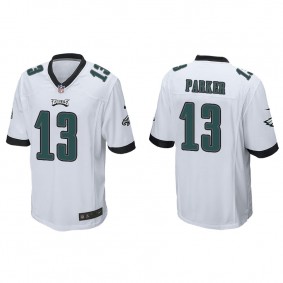 Men's Philadelphia Eagles DeVante Parker White Game Jersey