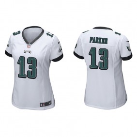 Women's Philadelphia Eagles DeVante Parker White Game Jersey