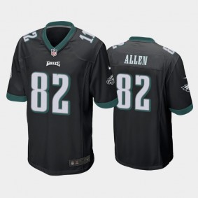 Men's Devon Allen Philadelphia Eagles Black Game Jersey